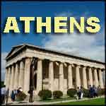 Athens Greece Agora temple